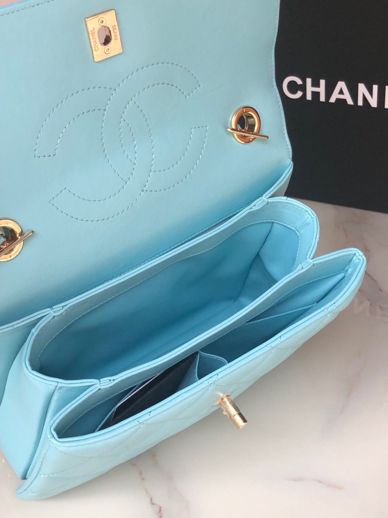 Ch**el top handle bags